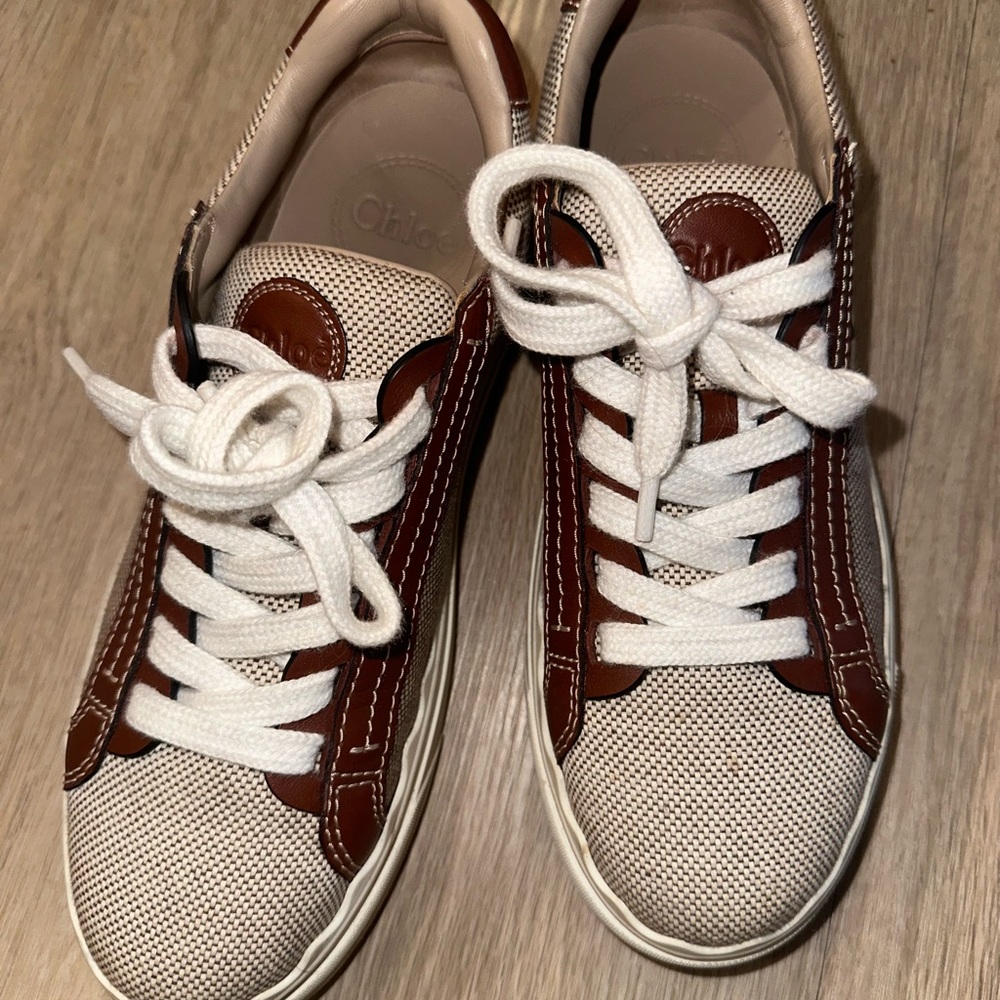 Chloe Women’s Lauren Logo Sneaker 38